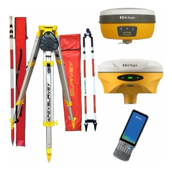Paquete Rtk Hi Target Base V30 Plus + Rover V500 Radio Interno